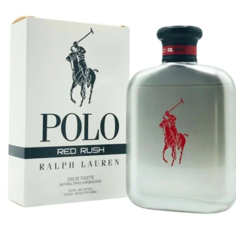 Polo Red Rush Men 4.2 Oz  Eau De Toilette Spray (Tester) By Ralph Lauren